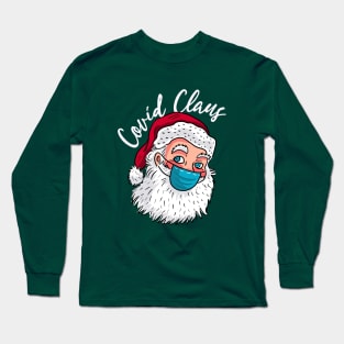 Covid Claus Long Sleeve T-Shirt